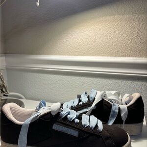 Limited Edition Club C 85s Brown and Blue Sneakers